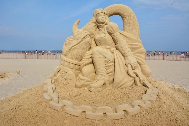 The Festival of Sand Sculptures in the Hamptons